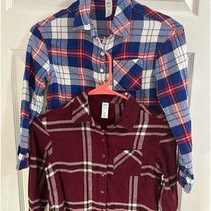 Girls’ Justice flannels - set of 2